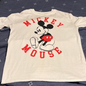 Disney Mickey Mouse Kids' White and Red T-Shirt